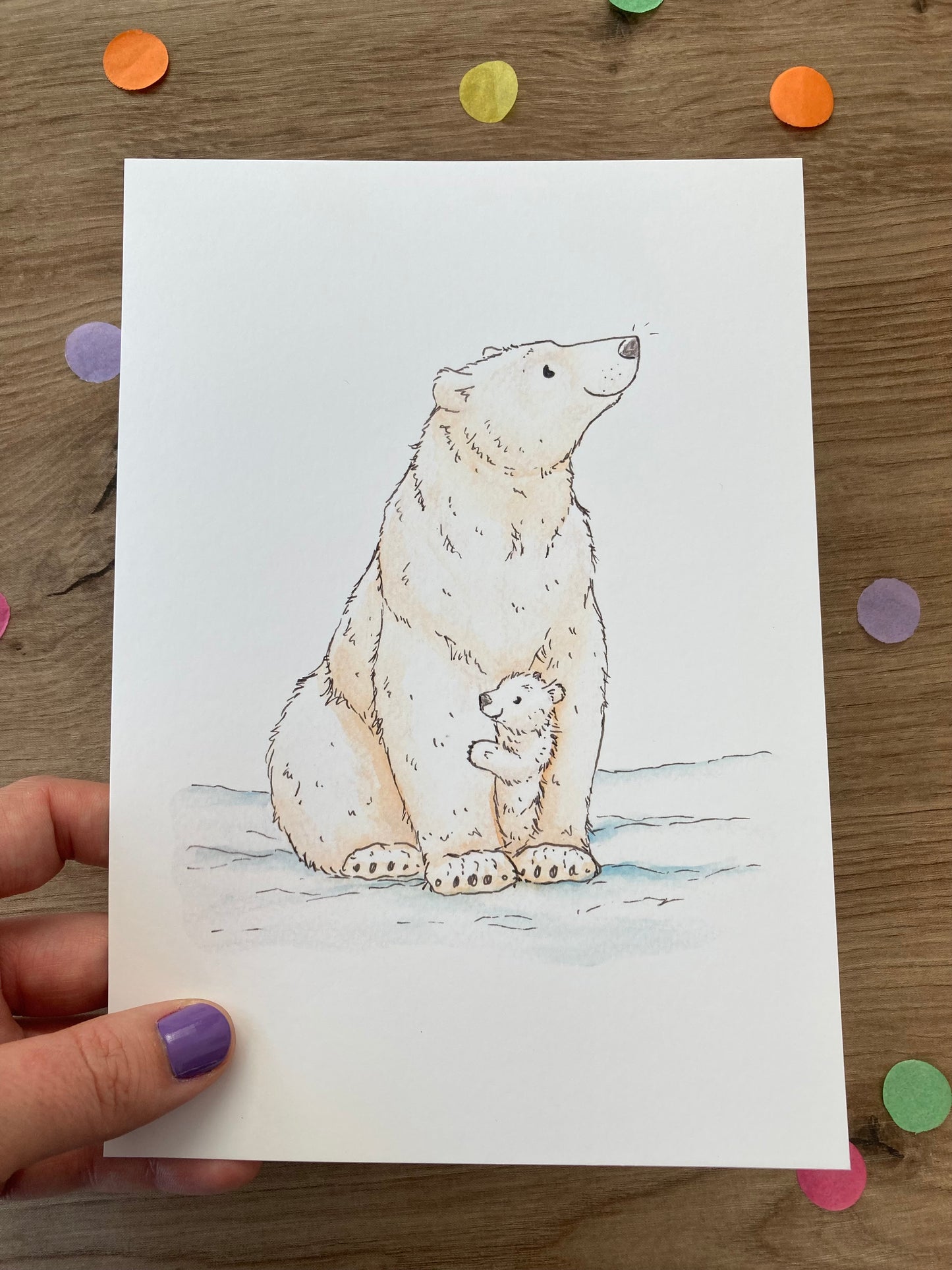 Polar Bear | Polar Bear Art Print | Bears Of The World Artwork