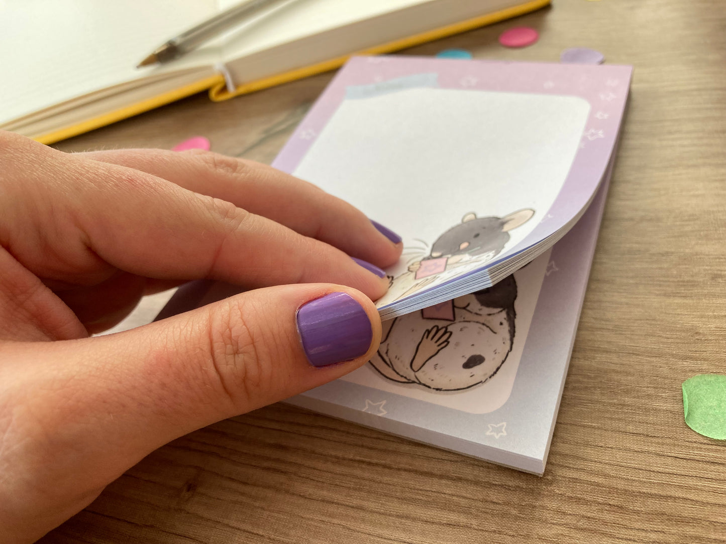 A6 Rat Notepad | Ratty Stationery Paper Notepad