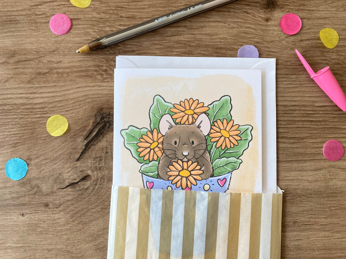 You Are My Sunshine | Cute Hamster Blank Greeting Card | Hamster Gift