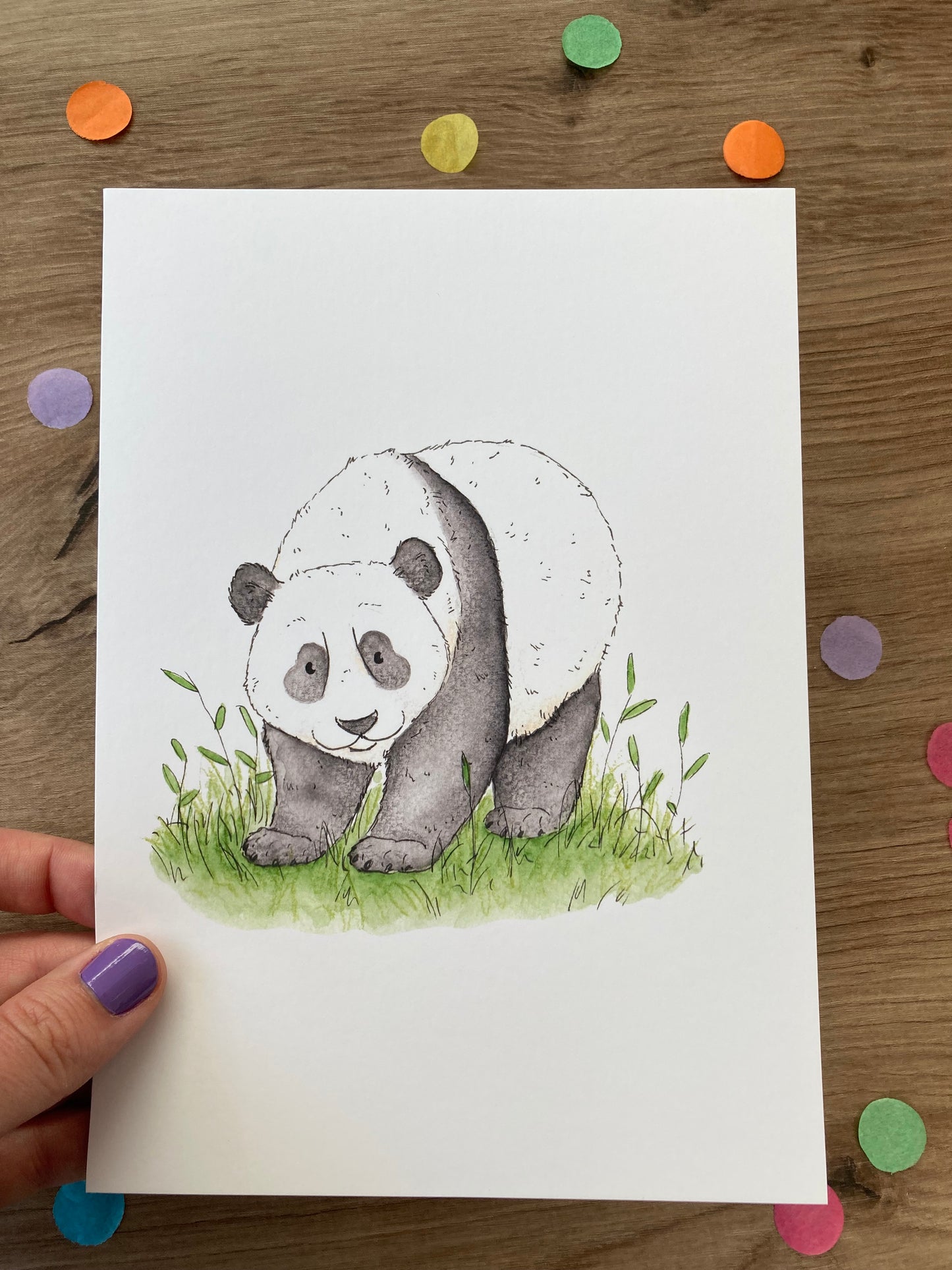 Giant Panda Bear | Panda Bear Art Print | Bears Of The World Artwork