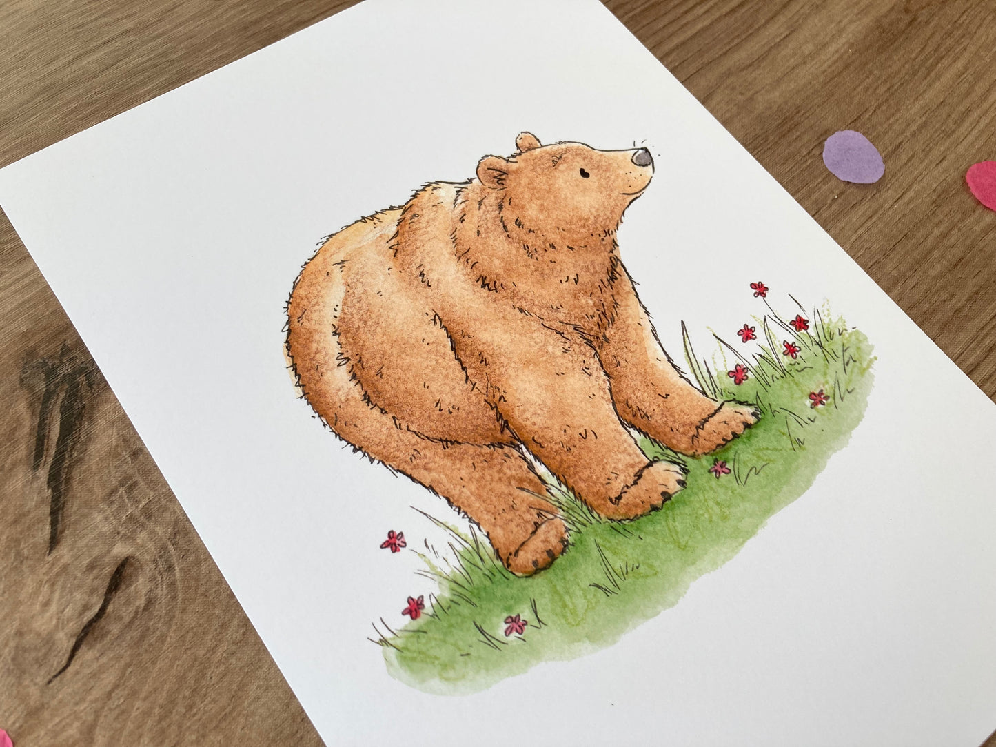 Brown Bear | Brown Bear Art Print | Bears Of The World Artwork