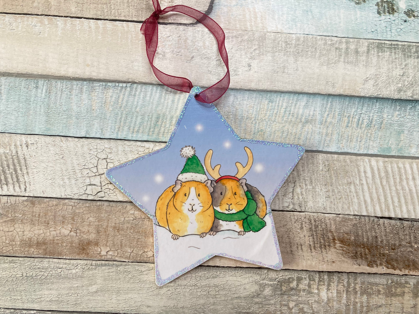 Winter Piggies | Star Decoration With Imperfections