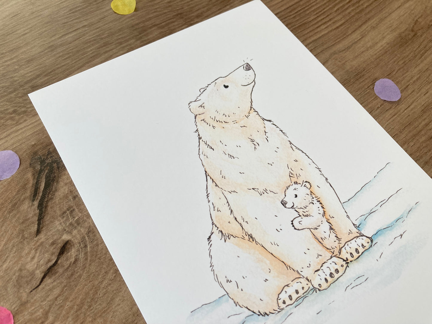 Polar Bear | Polar Bear Art Print | Bears Of The World Artwork