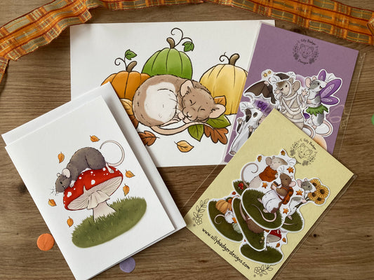 Autumn Ratty Gift Box | Autumn Themed Box Of Ratty Goodies