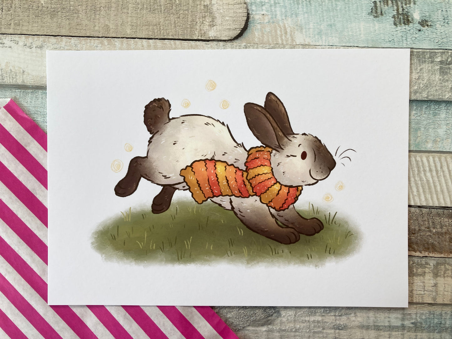 Autumn Magic | Cute Rabbit Art Print