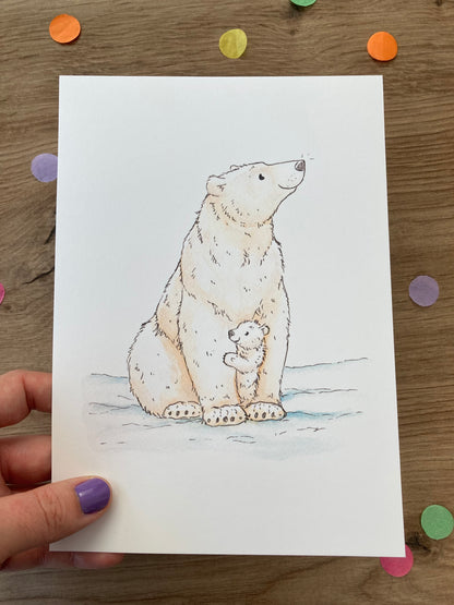 Polar Bear | Polar Bear Art Print | Bears Of The World Artwork