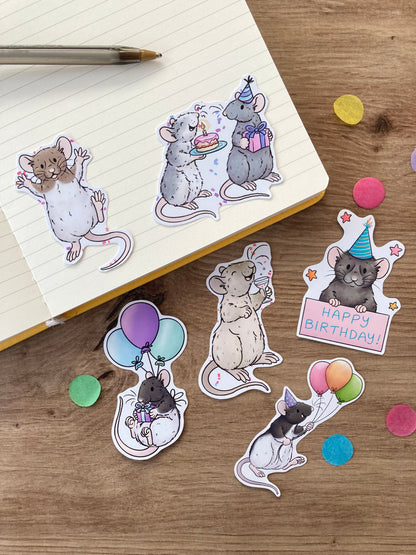 Ratty Birthday Gift Box | Rat Birthday Present | Personalised Rat Gift