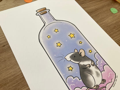 Magical Rat Potion | Magical Rat Art Print