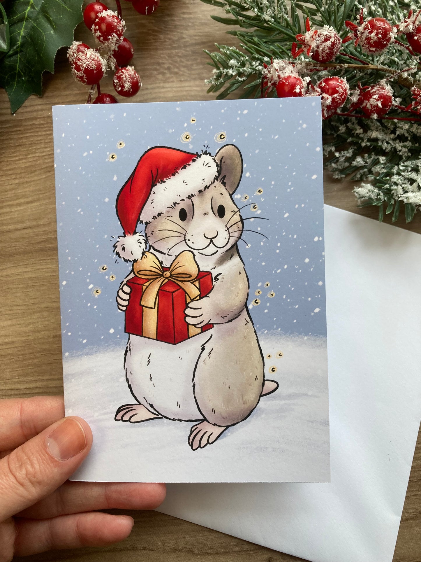 Hammy Christmas | A6 Hamster Christmas Card