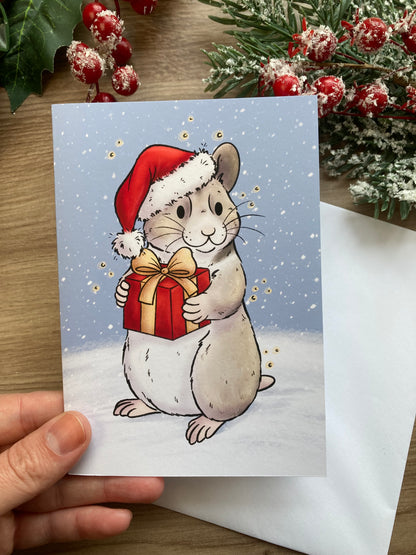 Hammy Christmas | A6 Hamster Christmas Card