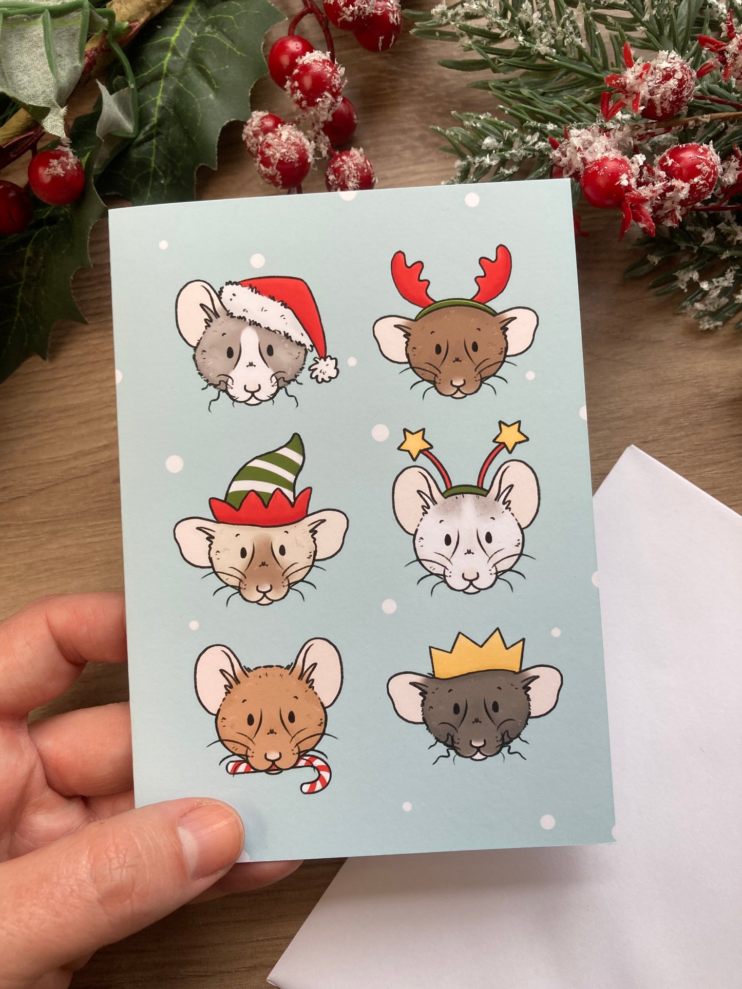 Festive Mischief Christmas Greeting Cards | A6 Christmas Greeting Cards