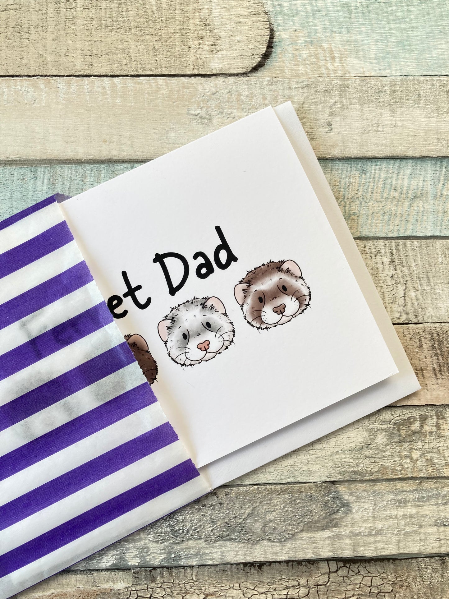 Ferret Dad | Ferret Greeting Card