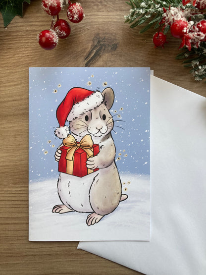 Hammy Christmas | A6 Hamster Christmas Card