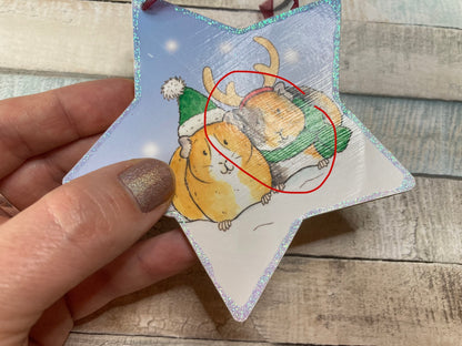 Winter Piggies | Star Decoration With Imperfections