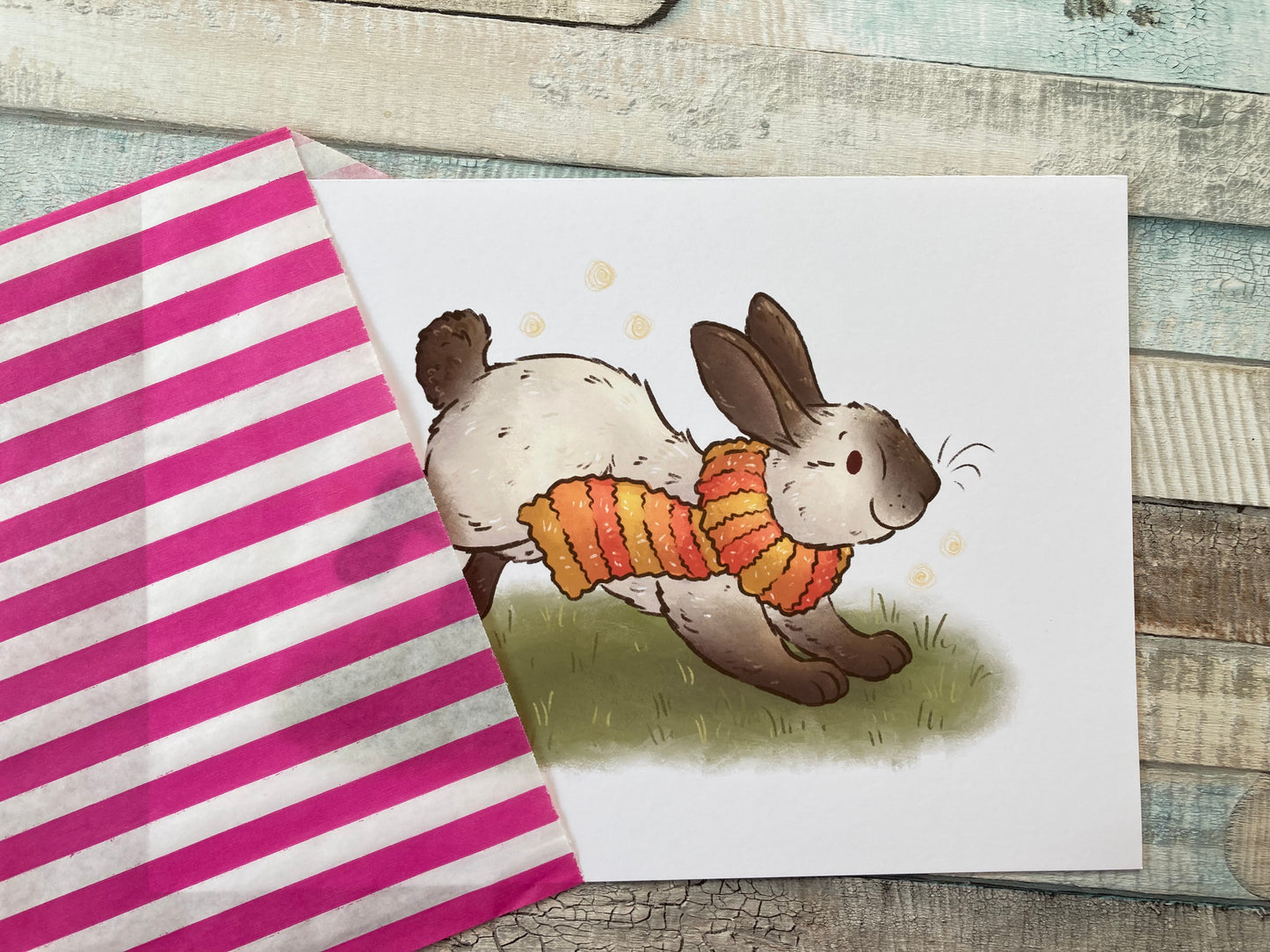 Autumn Magic | Cute Rabbit Art Print