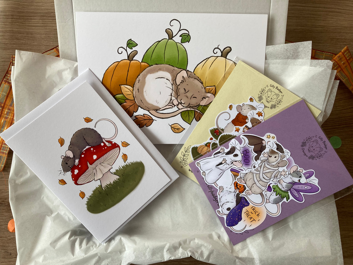 Autumn Ratty Gift Box | Autumn Themed Box Of Ratty Goodies