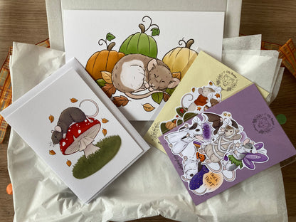 Autumn Ratty Gift Box | Autumn Themed Box Of Ratty Goodies