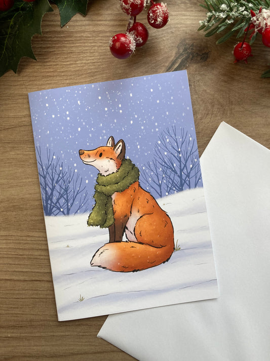 Winter Fox | Festive Fox Christmas Card