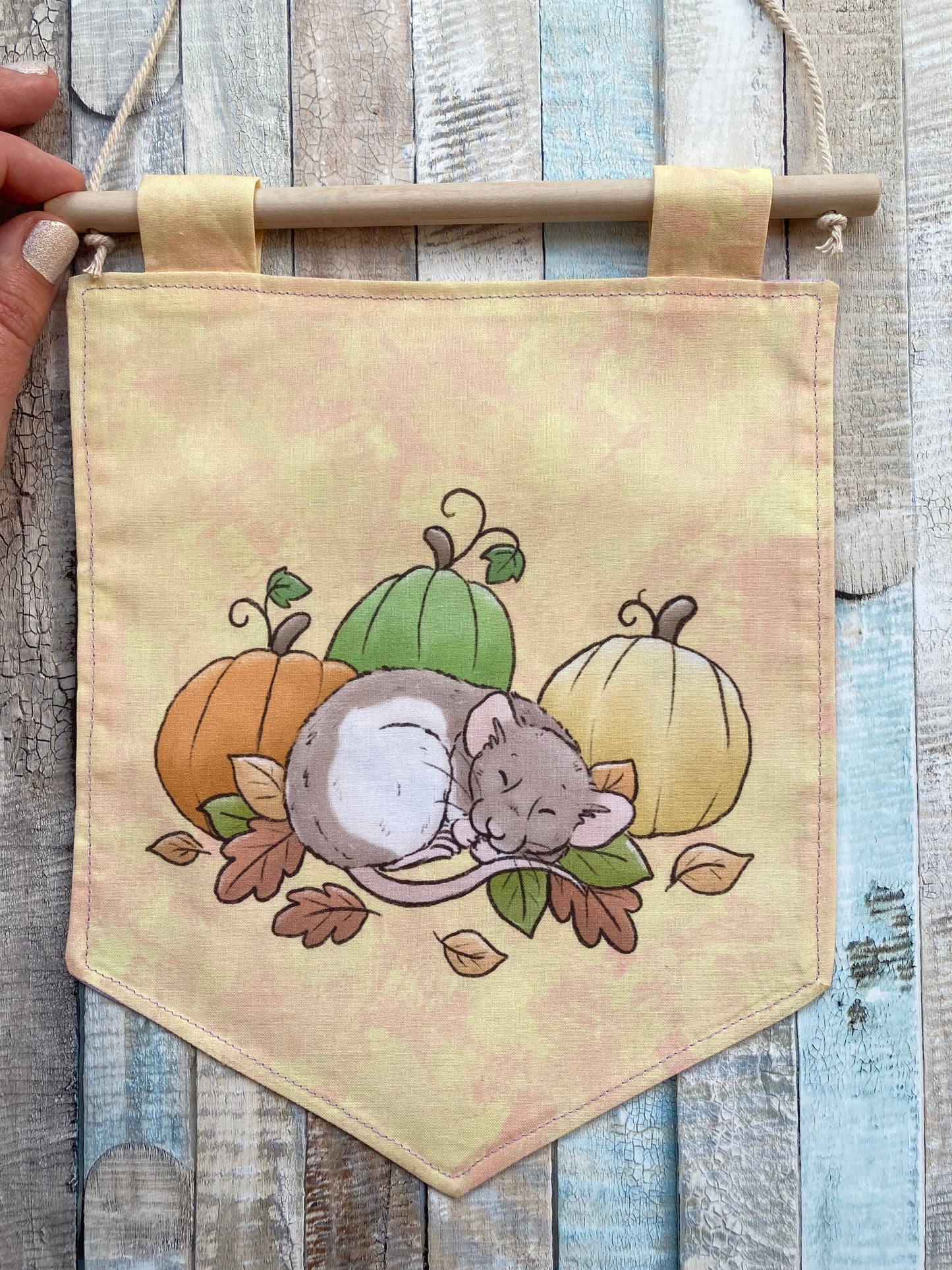 Autumn Rat Banner | Reversible Autumn and Halloween Banner