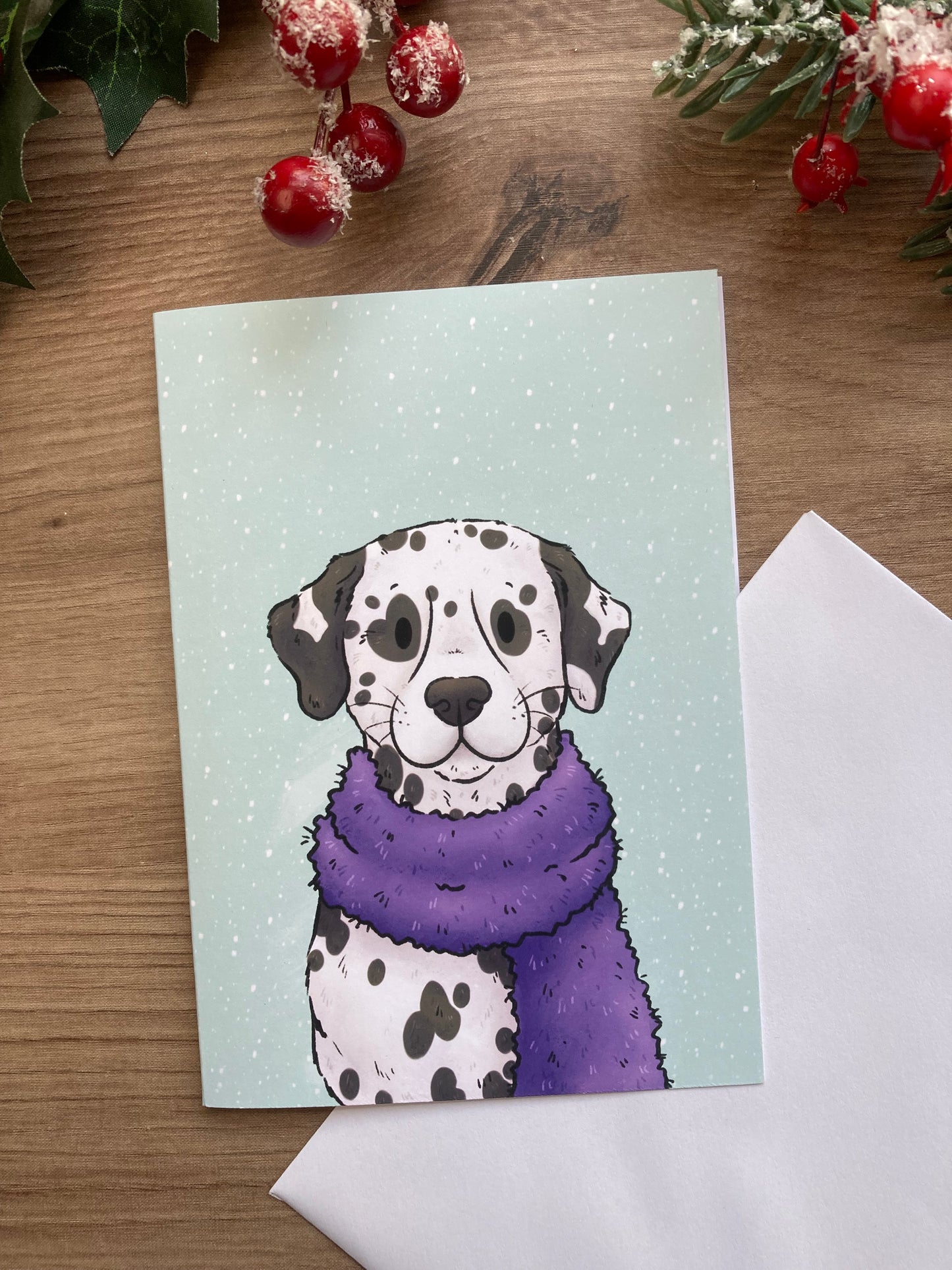 Winter Dogs Greeting Card Bundle | Pack Of 4 Dog Greeting Cards | Dog Christmas Cards