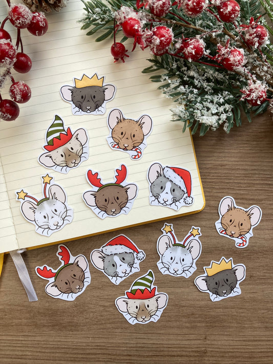 Festive Mischief Sticker Pack | Christmas Stickers
