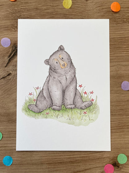 Bears Of The World | Pack of 8 Art Prints | Bear Artwork