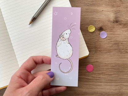 Rufus Rat Bookmark | Cute Roan Rat Bookmark