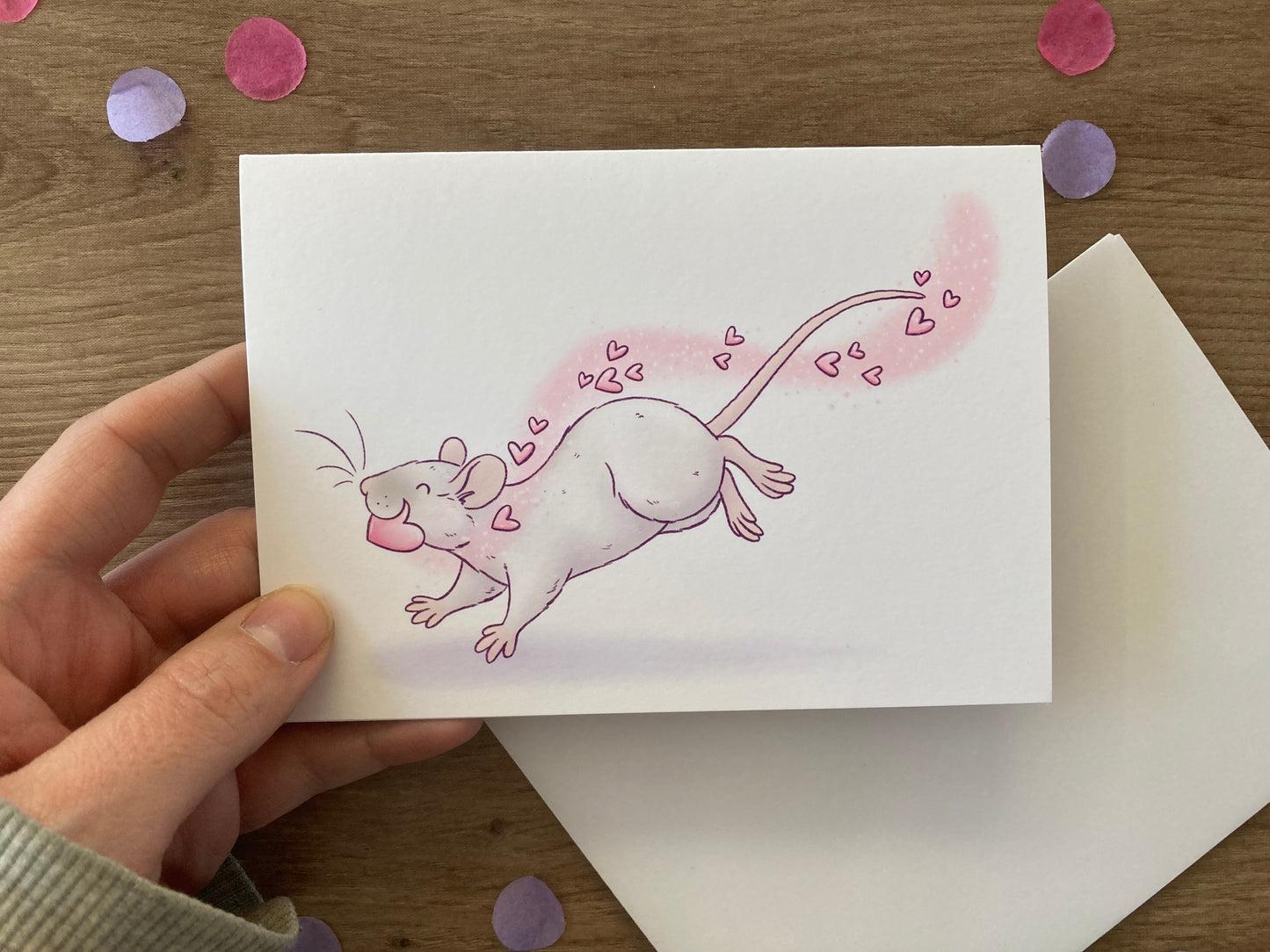 Heart Thief | Rat Valentine’s Day Card