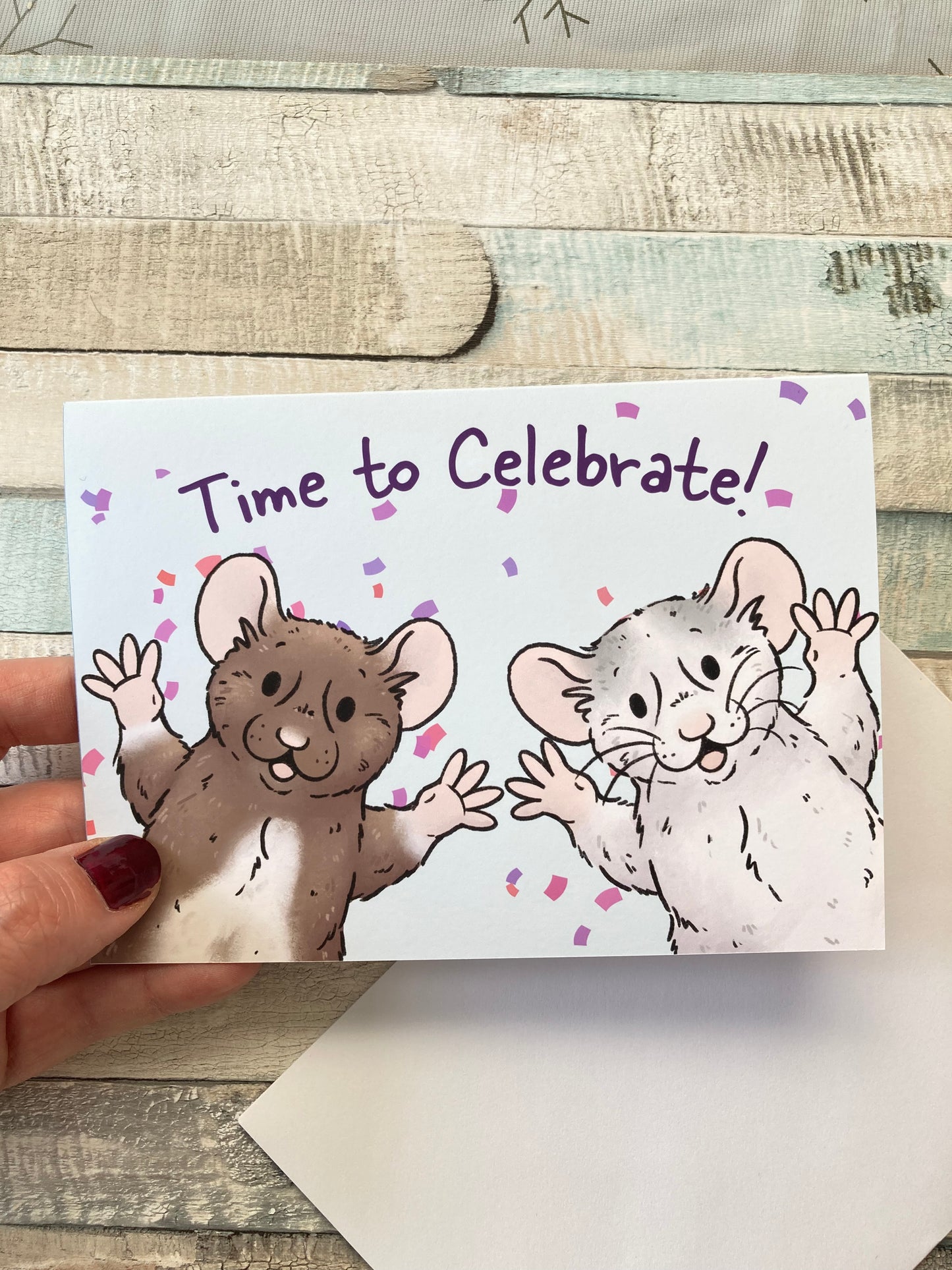 Time To Celebrate | Rat Celebration Card