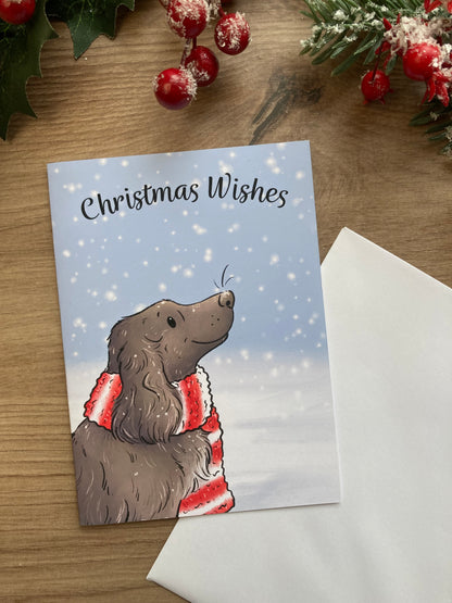 Christmas Wishes | Christmas Spaniel Greeting Card
