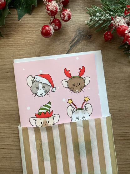 Festive Mischief Christmas Greeting Cards | A6 Christmas Greeting Cards