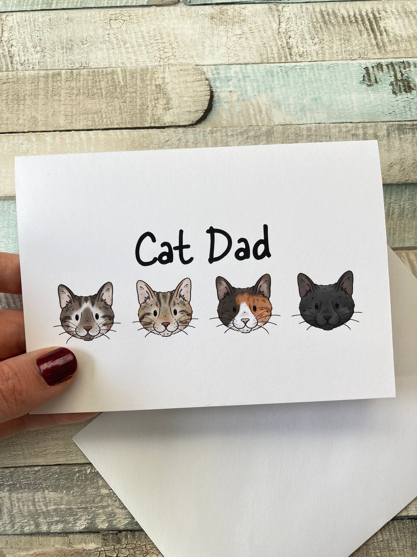Cat Dad | Cat Greeting Card