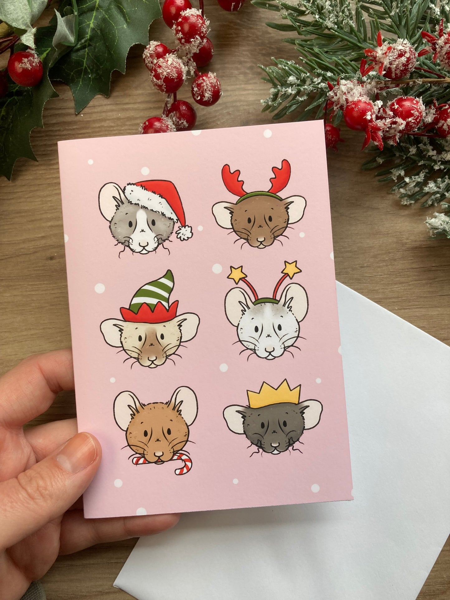 Festive Mischief Christmas Greeting Cards | A6 Christmas Greeting Cards