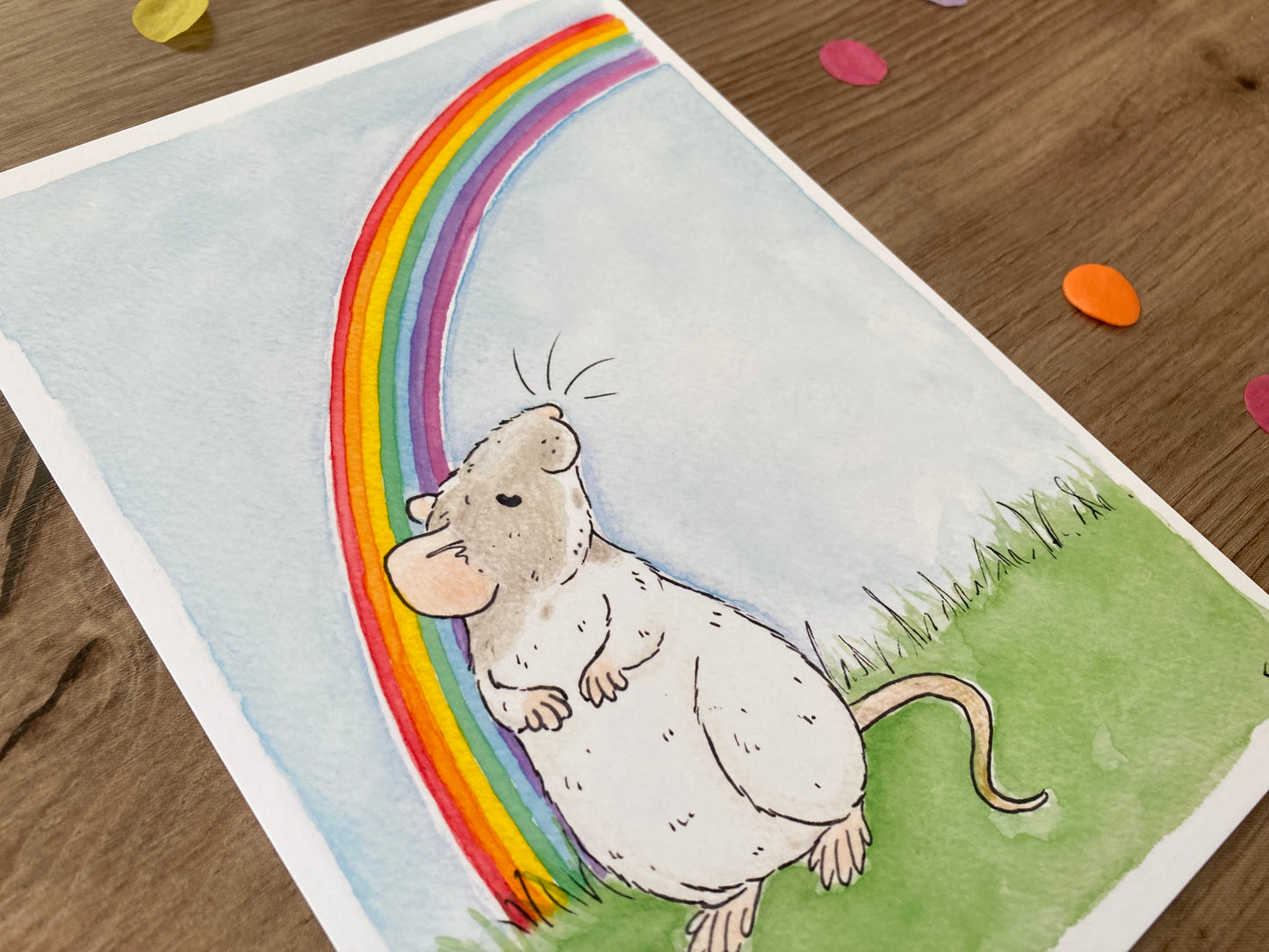 Hope | Fancy Rat Art Print | Cute Rat Artwork