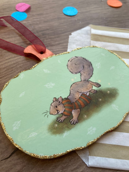 Autumn Spirit | Wooden Pumpkin Decoration
