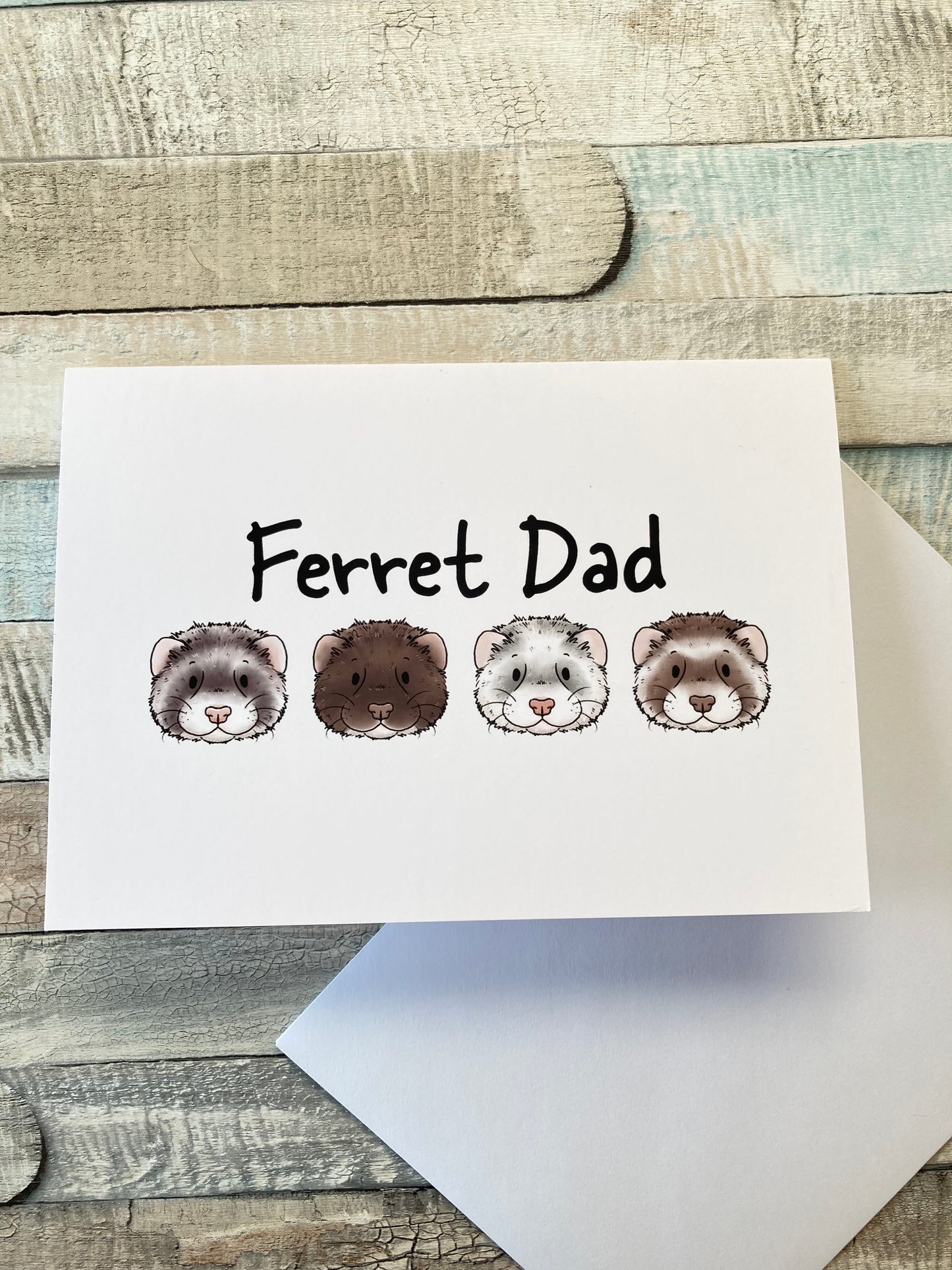 Ferret Dad | Ferret Greeting Card