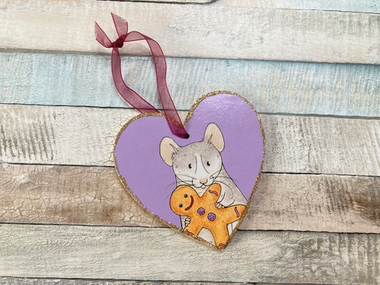 Gingerbread Rat | Heart Decoration With Imperfections