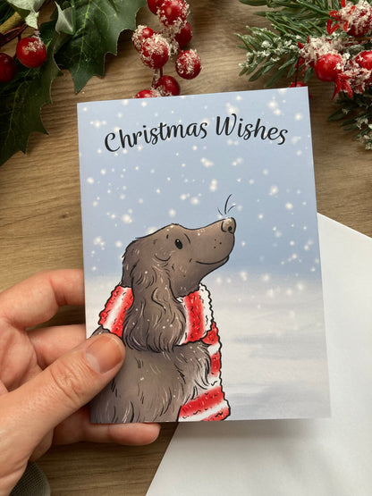 Christmas Wishes | Christmas Spaniel Greeting Card