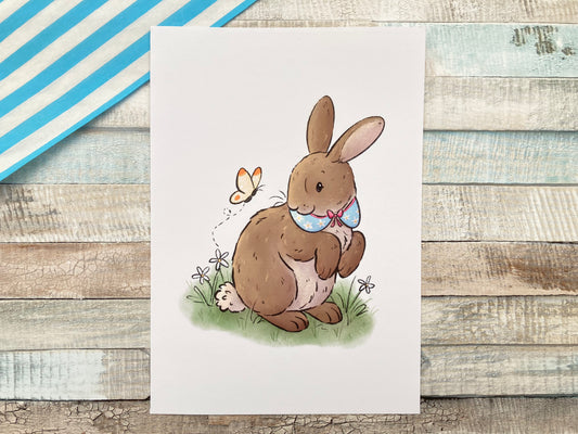 Spring Bunny Art Print