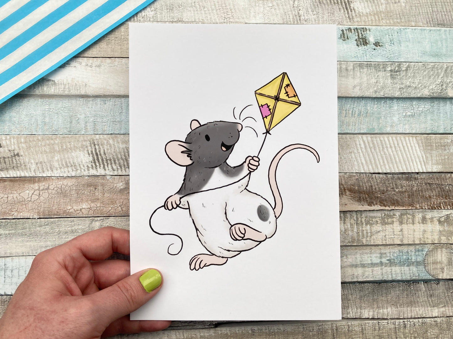Summer Breeze | Rat Art Print