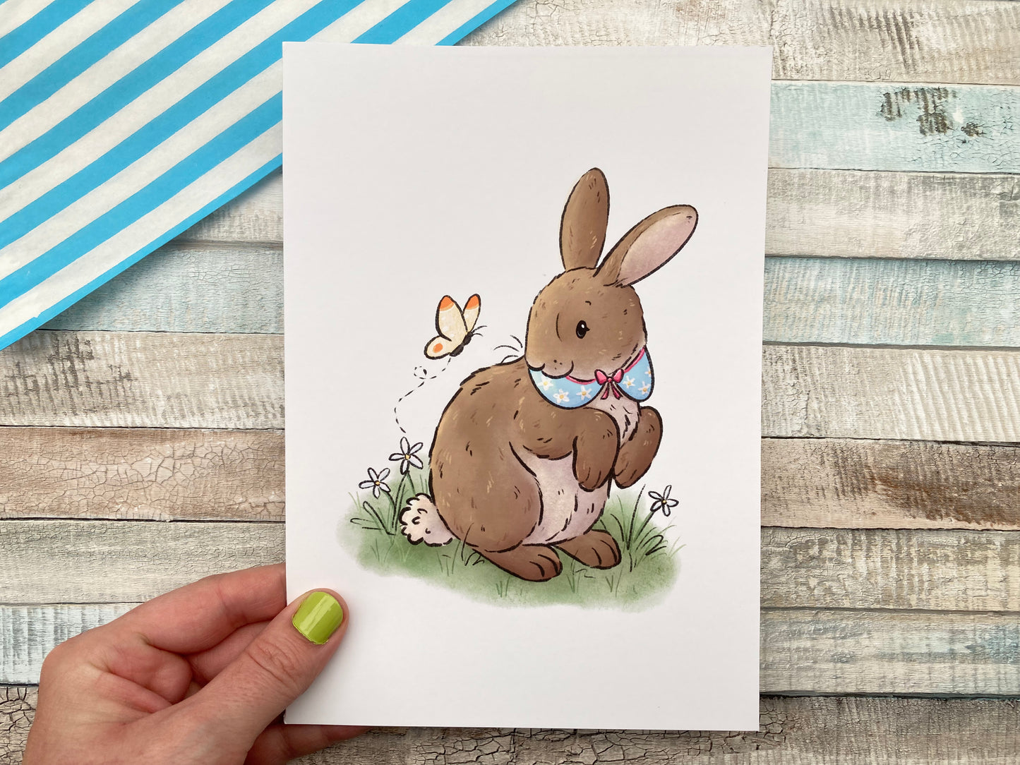 Spring Bunny Art Print